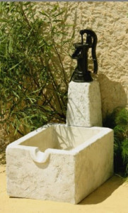 Fontaine de jardin avec pompe manuelle - Devis sur Techni-Contact.com - 2
