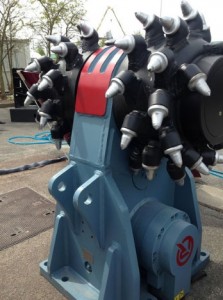 Fraise hydraulique Rockwheel G60 pour pelles 50/70 tonnes - Devis sur Techni-Contact.com - 1