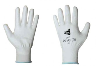 Gant de protection en polyuréthane blanc - Devis sur Techni-Contact.com - 1