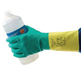 Gant protection chimique caoutchouc naturel - Devis sur Techni-Contact.com - 2