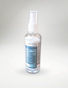 Gel Hydroalcoolique 100 ml - Flacon spray 100 ml de solution hydroalcoolique à 1,85€ HT/pièce (achat 50 pièces)