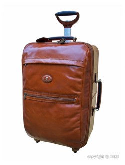 Grande valise de cabine cuir de vachette - Devis sur Techni-Contact.com - 1