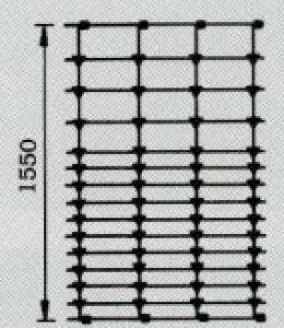 Grillage en fil d'une hauteur de 1500 mm avec des fils verticaux espacés de 300 mm - Devis sur Techni-Contact.com - 3