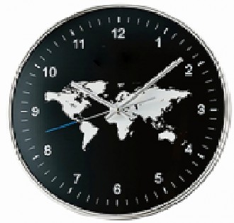 Horloge design monde - Devis sur Techni-Contact.com - 1