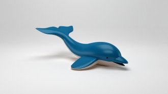 Jeu caoutchouc dauphin 3D pour aire de jeux - Devis sur Techni-Contact.com - 1