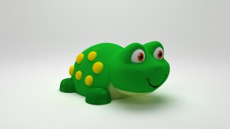 Jeu caoutchouc grenouille 3D pour aire de jeux - Devis sur Techni-Contact.com - 2