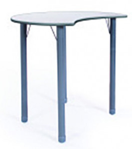 Table scolaire modulable forme demi lune - Devis sur Techni-Contact.com - 1
