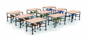 Table et chaise scolaire groupale - Devis sur Techni-Contact.com - 3