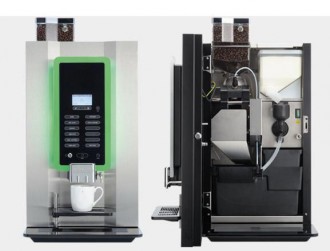 Machine à café à grain professionnelle - Puissance : 2275 W  - Capacité :1500 gr. / 200 tasses - - Dim 409 x 565 x 792 mm