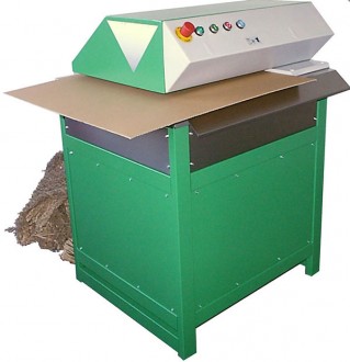 Machine pour recyclage de carton - Réduction des coûts de destruction des déchets.