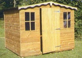 Maisonnette de jardin en bois - Dimensions (LxP) : 2.50 x 1.50 m
