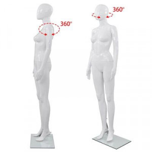  Mannequin femme Blanc Brillant - Devis sur Techni-Contact.com - 5