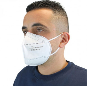 Masque de protection FFP2 Blanc - Conforme avec EN149:2001+A1:2009