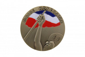 Médaille événementielle avec gravure maire honoraire - Devis sur Techni-Contact.com - 3