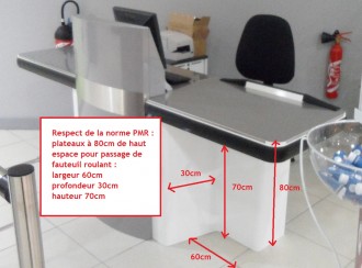 Meuble De Caisse Pmr Devis Sur Techni Contact Sortie De Caisse Pmr