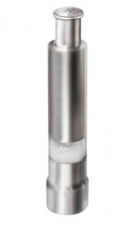 Mini broyeur de sel en inox (Lot de 5) - Lot de 5 - Hauteur : 13.3 cm - Diamètre : 2.7 cm