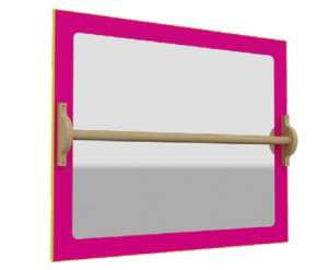 Miroir mural avec barre de maintien - Devis sur Techni-Contact.com - 5