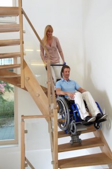 Monte escalier standard pour fauteuil roulant - Devis sur Techni-Contact.com - 1