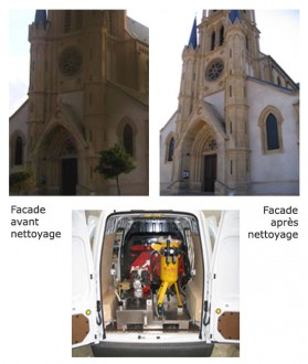 Nettoyage de facade d'église - Devis sur Techni-Contact.com - 1