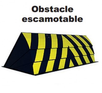 Obstacle escamotable automatique - Hauteur : 600 mm