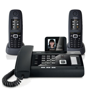 Pack Gigaset DL500A + 2 combinés R650H - Standard telephonique - MiniStandard - Devis sur Techni-Contact.com - 1