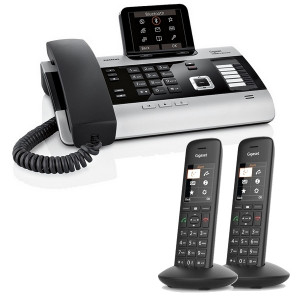 Pack Gigaset DX800A + 2 C570 - Standard telephonique - MiniStandard - Devis sur Techni-Contact.com - 1