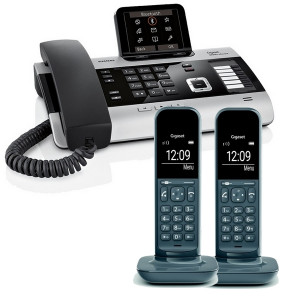 Pack Gigaset DX800A + 2 CL390 - Standard telephonique - MiniStandard - Devis sur Techni-Contact.com - 1