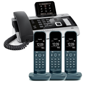  Pack Gigaset DX800A + 3 CL390 - Standard telephonique - MiniStandard - Devis sur Techni-Contact.com - 1