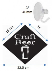 Pancarte à ventouse Craft beer - Devis sur Techni-Contact.com - 2