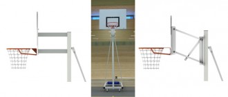 Panier de basket mobile d'entraînement 2,6 ou 3,05 m - Devis sur Techni-Contact.com - 2