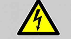 Panneau au sol adhésif attention électricité - Devis sur Techni-Contact.com - 1
