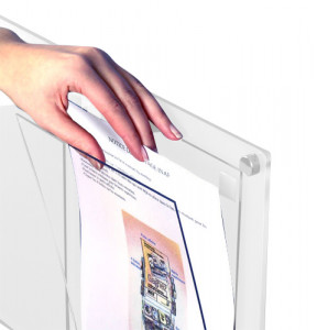 Panneau d'affichage A4 en Plexiglas sur Pied  - Devis sur Techni-Contact.com - 3
