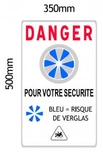 Panneau d'indication de risque de gel/verglas - Devis sur Techni-Contact.com - 1