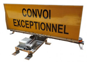 Panneau de convoi exceptionnel MANUEL - Devis sur Techni-Contact.com - 2