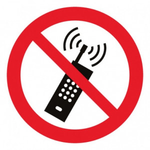 Panneau interdiction d'activer des téléphones mobiles - Devis sur Techni-Contact.com - 1