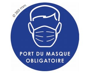 Panneau port du masque obligatoire - Devis sur Techni-Contact.com - 1