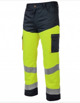 Pantalon de travail jaune fluo - Devis sur Techni-Contact.com - 1