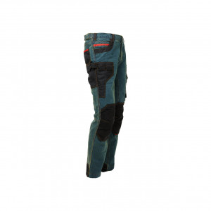 Pantalon de travail jean stretch avec inserts - Devis sur Techni-Contact.com - 4