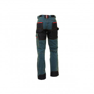 Pantalon de travail jean stretch avec inserts - Devis sur Techni-Contact.com - 5