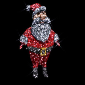 Père Noël et Bonhomme de Neige illuminés - Devis sur Techni-Contact.com - 1