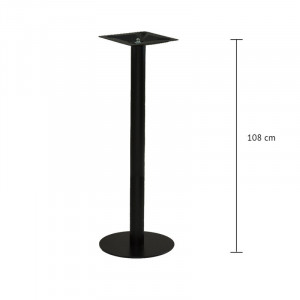 Pied de table haute en acier pour restaurant - Devis sur Techni-Contact.com - 1