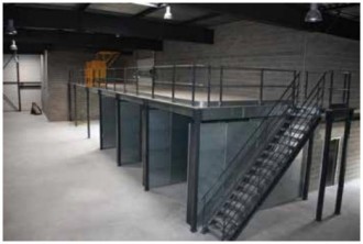 Plateforme de stockage mezzanine - Mezzanine de stockage industrielle