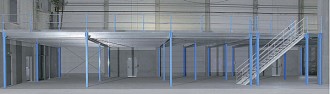 Plateforme mezzanine industrielle autoporteuse - Structure auto-porteuse - Conformité Eurocodes