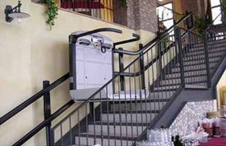 Plateforme monte escalier plateau 1250 x 800 mm - Devis sur Techni-Contact.com - 2