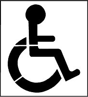 Pochoir handicap - Devis sur Techni-Contact.com - 1