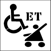 Pochoir handicap pour marquage parking - Devis sur Techni-Contact.com - 5