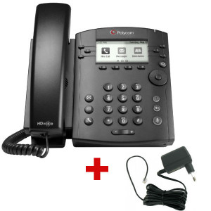 Polycom VVX 311 + Alimentation -Telephone VoIP - Devis sur Techni-Contact.com - 1
