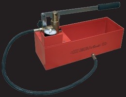 Pompe électrique de test de pression 60 bar avec réservoir