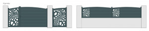  Portail à double vantaux en aluminium  - Devis sur Techni-Contact.com - 10