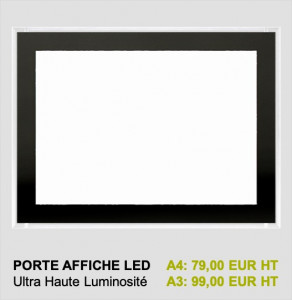 Porte affiches lumineux led - Devis sur Techni-Contact.com - 2